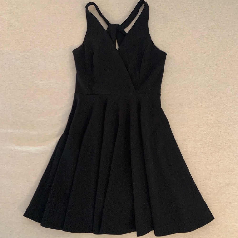Twist Back Skater Dress